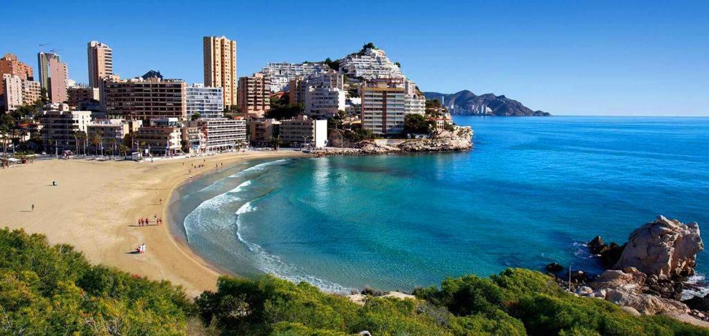 Apartamento Veremar, Zona Tranquila, Con Piscina, Jardines, Soleado Y Cerca De La Playa De La Cala, Para Disfrutar El Mediterraneo Villajoyosa Exterior foto